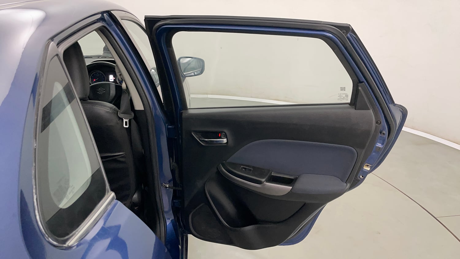 Used 2021 Maruti Suzuki Baleno Zeta Petrol Manual interior RIGHT REAR DOOR OPEN VIEW
