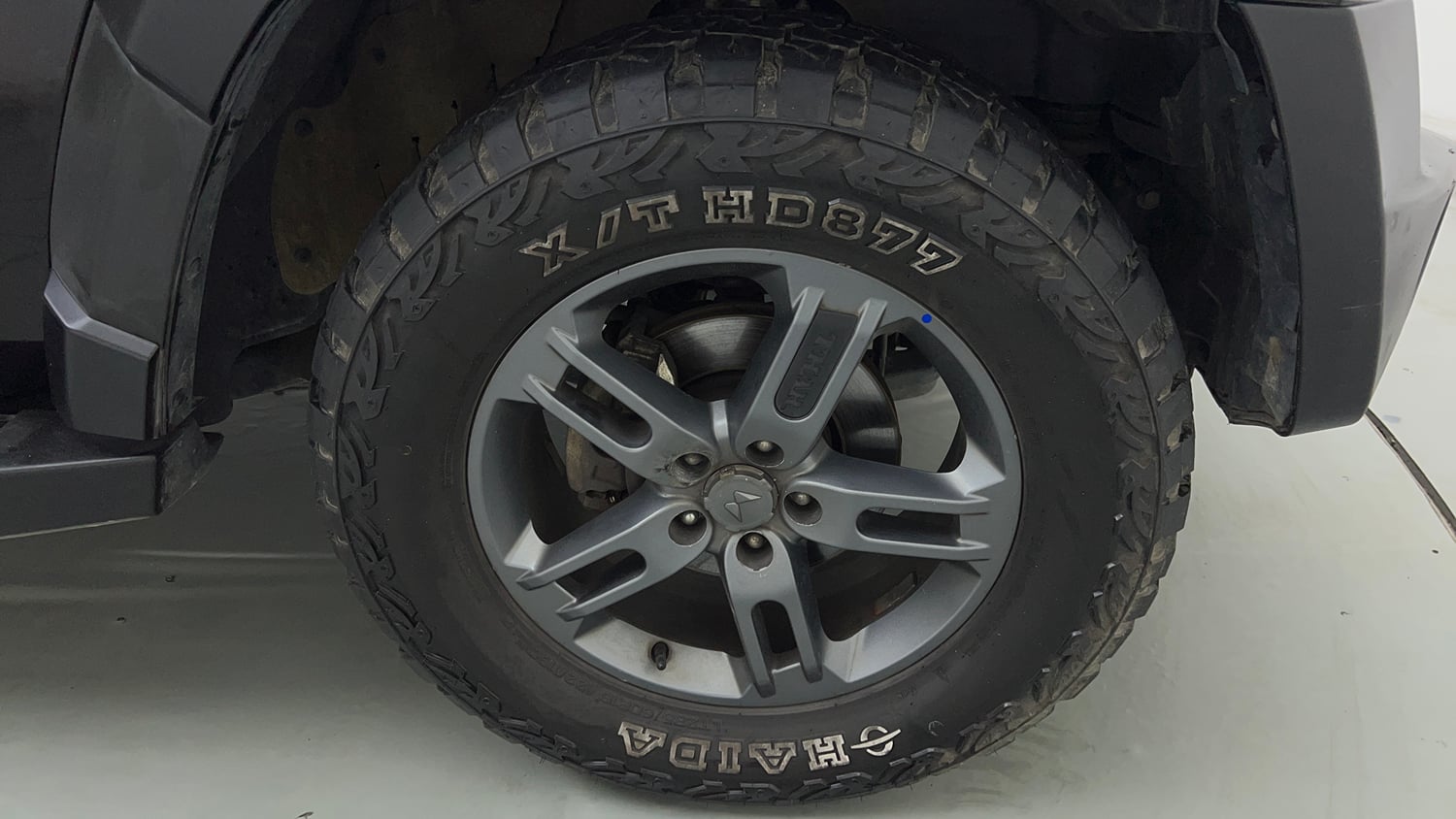 Used 2024 Mahindra Thar LX Hard Top Petrol AT RWD Petrol Automatic tyres RIGHT FRONT TYRE RIM VIEW