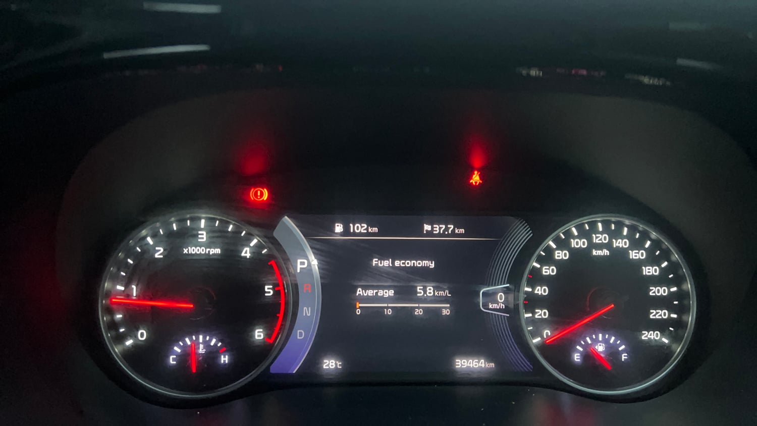 Used 2022 Kia Seltos GTX Plus 1.5 Diesel AT Diesel Automatic interior CLUSTERMETER VIEW