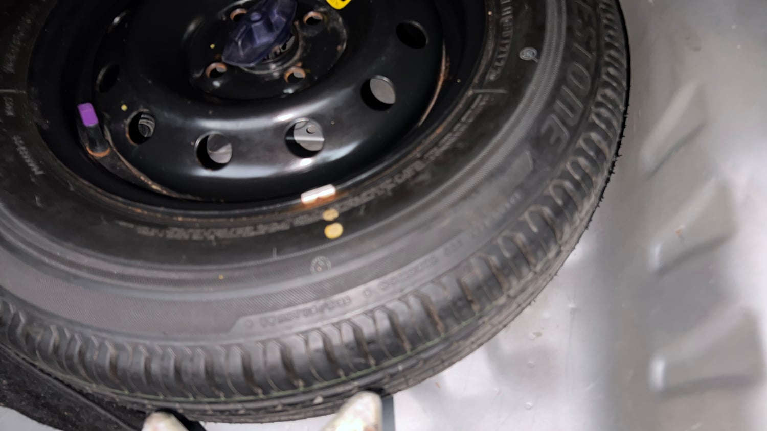 Used 2022 Maruti Suzuki Dzire ZXi Plus AGS Petrol Automatic tyres SPARE TYRE VIEW