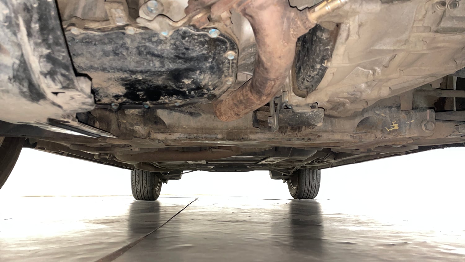 Used 2020 Honda WR-V VX MT Diesel Diesel Manual extra FRONT LEFT UNDERBODY VIEW