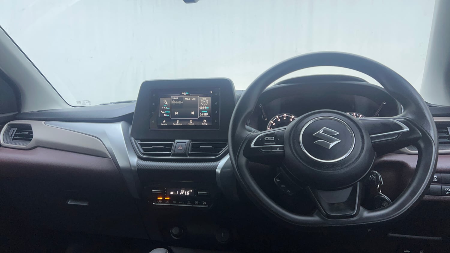 Used 2024 Maruti Suzuki Fronx Delta Plus 1.2L AGS Petrol Automatic interior DASHBOARD VIEW