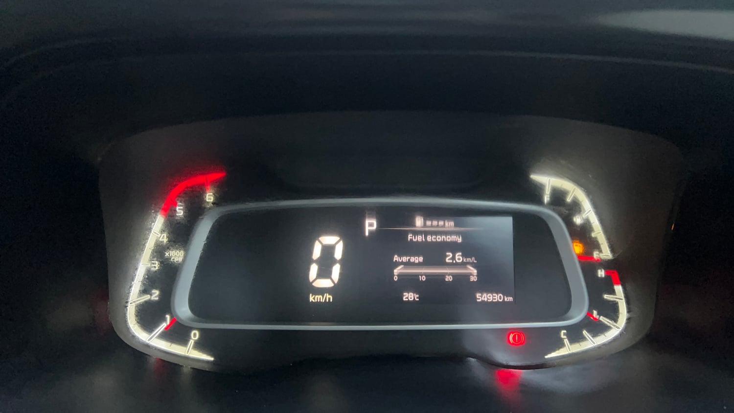 Used 2020 Kia Sonet GTX Plus 1.5 AT Diesel Automatic interior CLUSTERMETER VIEW