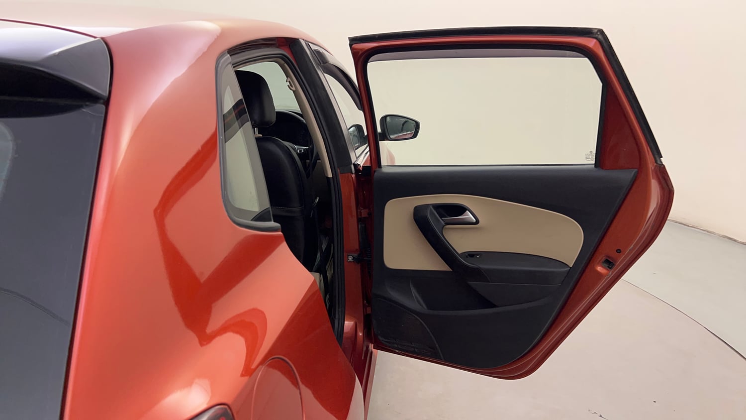 Used 2016 Volkswagen Polo Highline1.2L (P) Petrol Manual interior RIGHT REAR DOOR OPEN VIEW