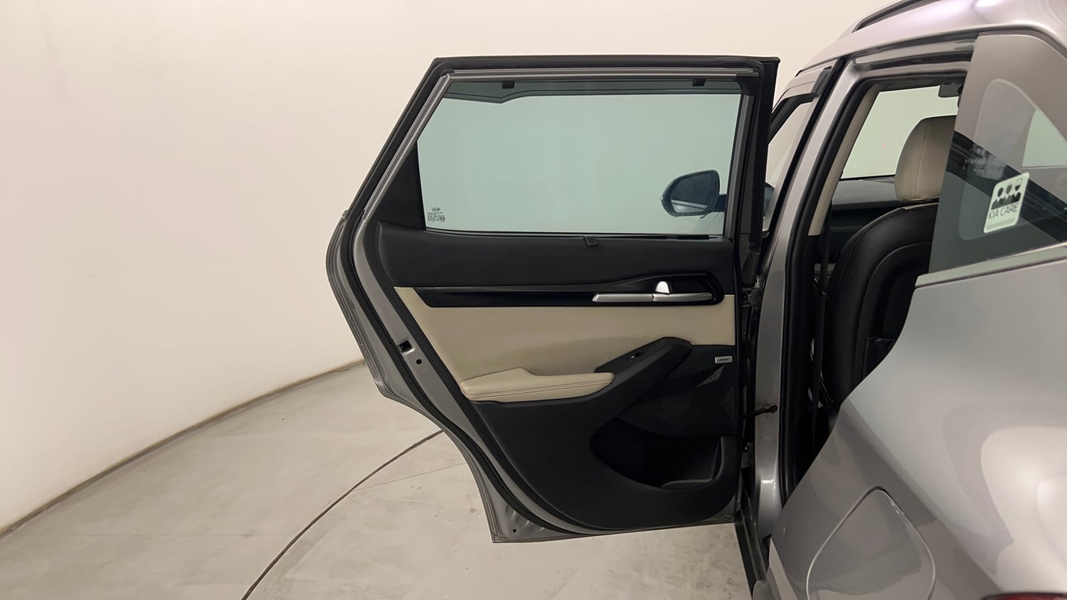 Used 2020 Kia Seltos GTX Plus AT 1.5 Diesel Diesel Automatic interior LEFT REAR DOOR OPEN VIEW