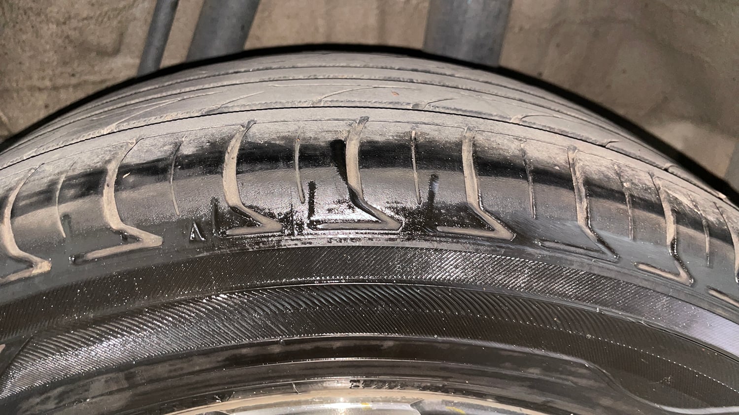 Used 2020 Honda WR-V VX MT Diesel Diesel Manual tyres LEFT REAR TYRE TREAD VIEW