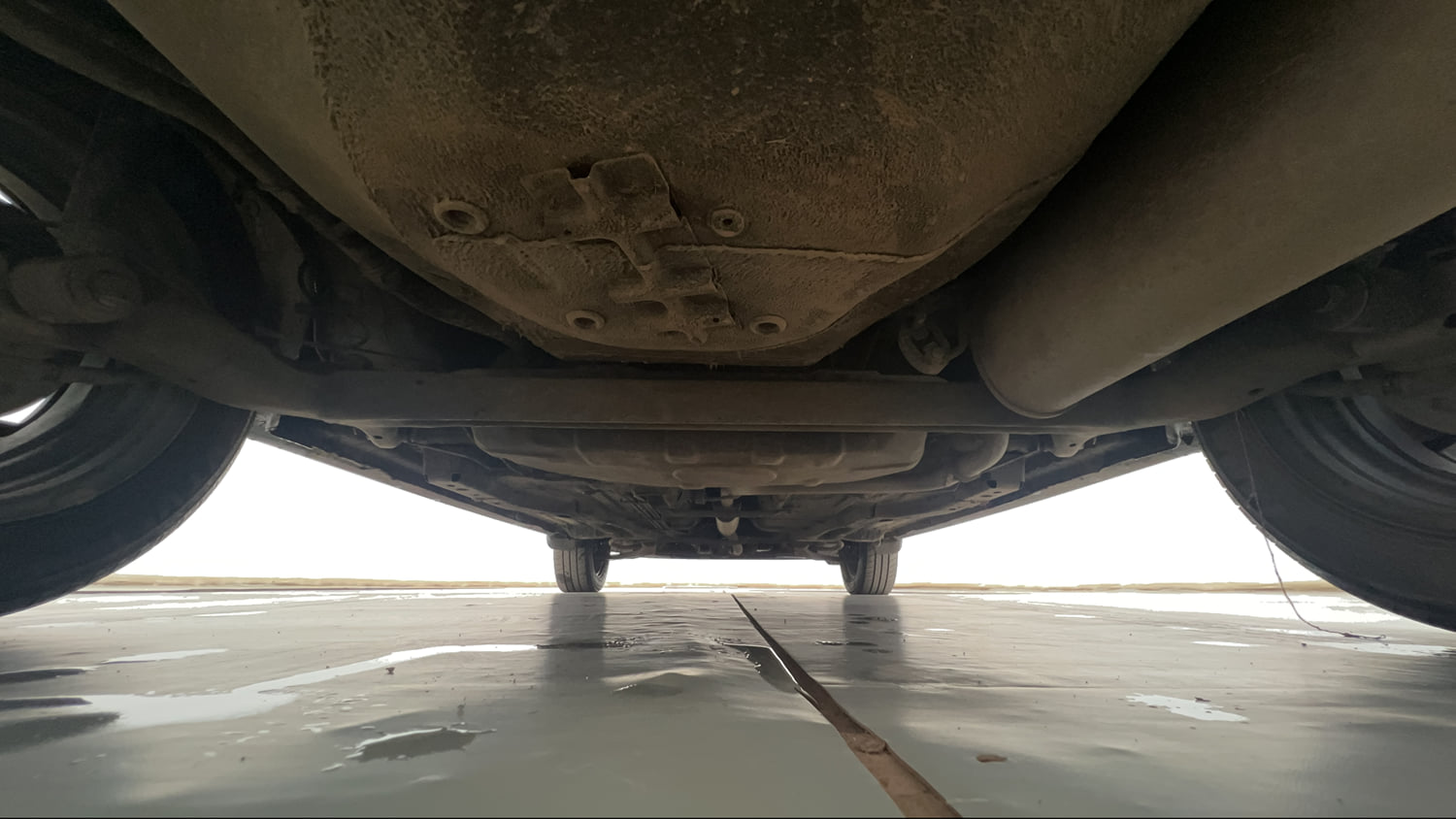 Used 2019 Tata Tiago Revotron XZ Petrol Manual extra REAR UNDERBODY VIEW (TAKEN FROM REAR)