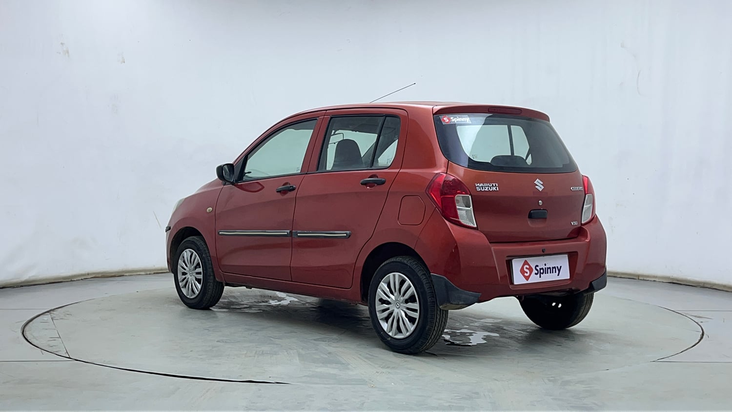Used 2014 Maruti Suzuki Celerio VXi Petrol Manual exterior LEFT REAR CORNER VIEW