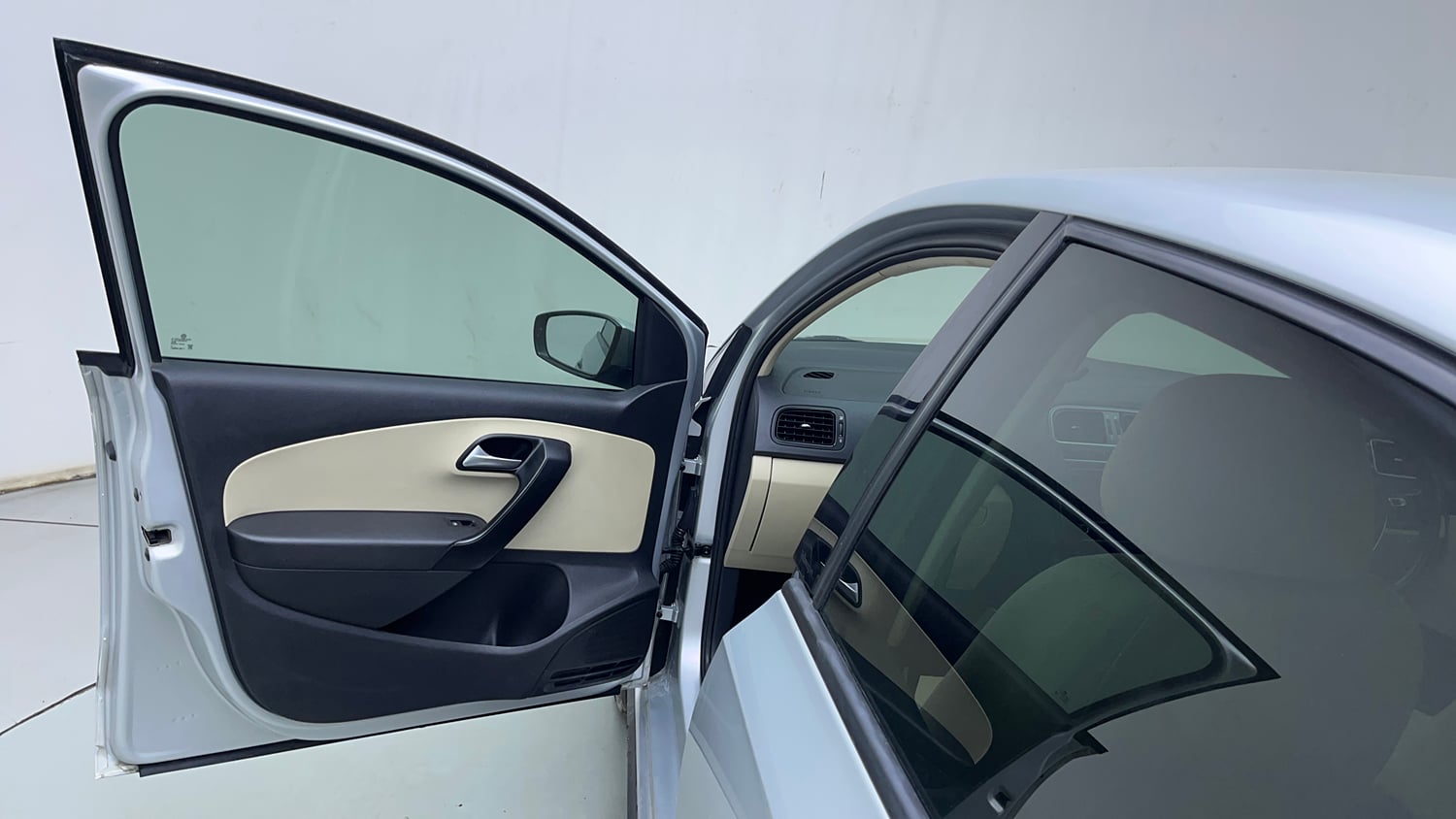 Used 2022 Volkswagen Vento Highline Plus 1.0L TSI Automatic Petrol Automatic interior LEFT FRONT DOOR OPEN VIEW