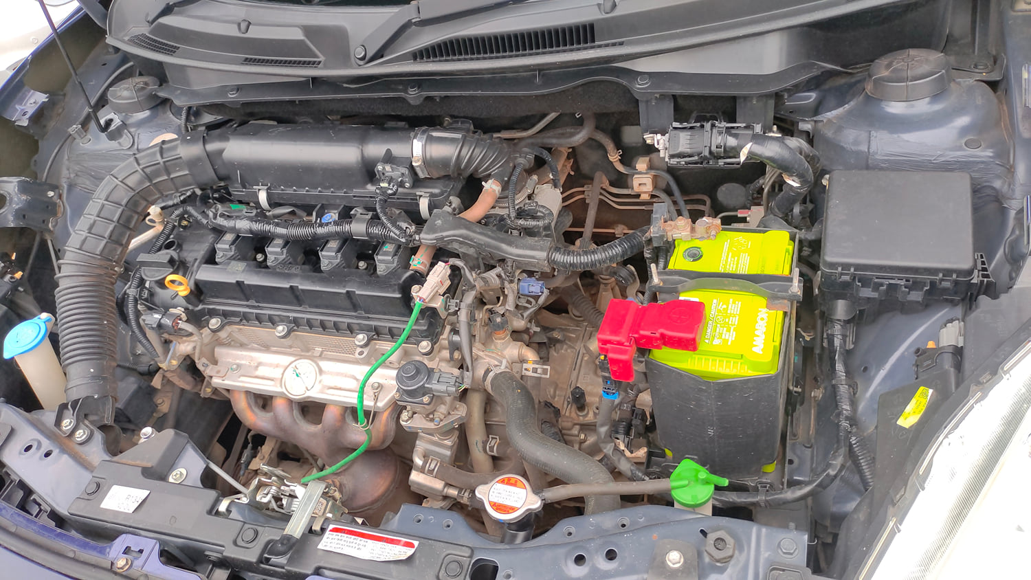 Used 2022 Maruti Suzuki Swift VXi Petrol Manual engine ENGINE LEFT SIDE VIEW