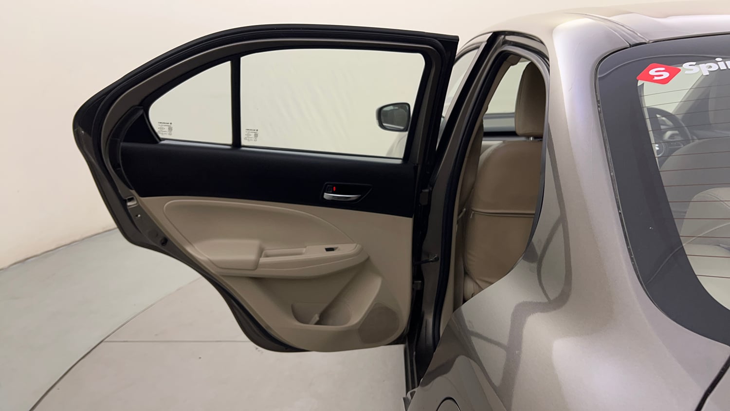 Used 2022 Maruti Suzuki Dzire ZXi Plus AGS Petrol Automatic interior LEFT REAR DOOR OPEN VIEW