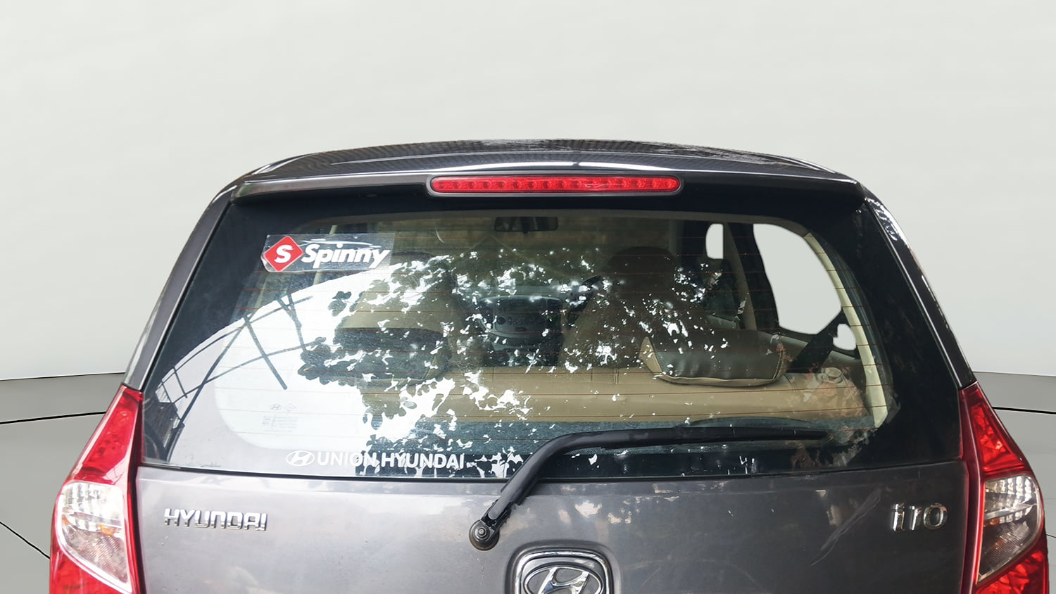 Used 2012 Hyundai i10 Sportz 1.2 Kappa2 Petrol Manual exterior BACK WINDSHIELD VIEW