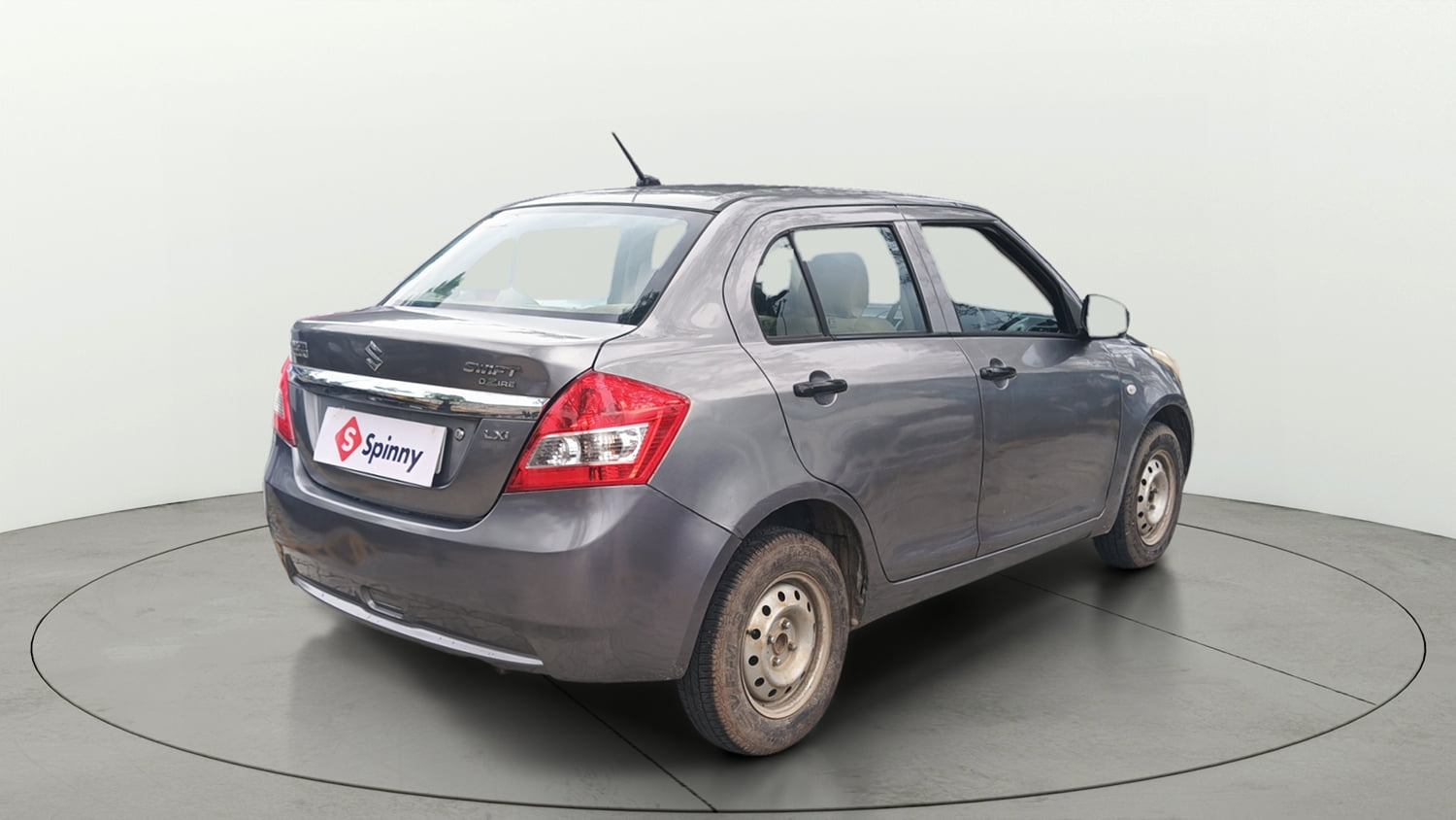 Used 2013 Maruti Suzuki Swift Dzire LXI Petrol Manual exterior RIGHT REAR CORNER VIEW