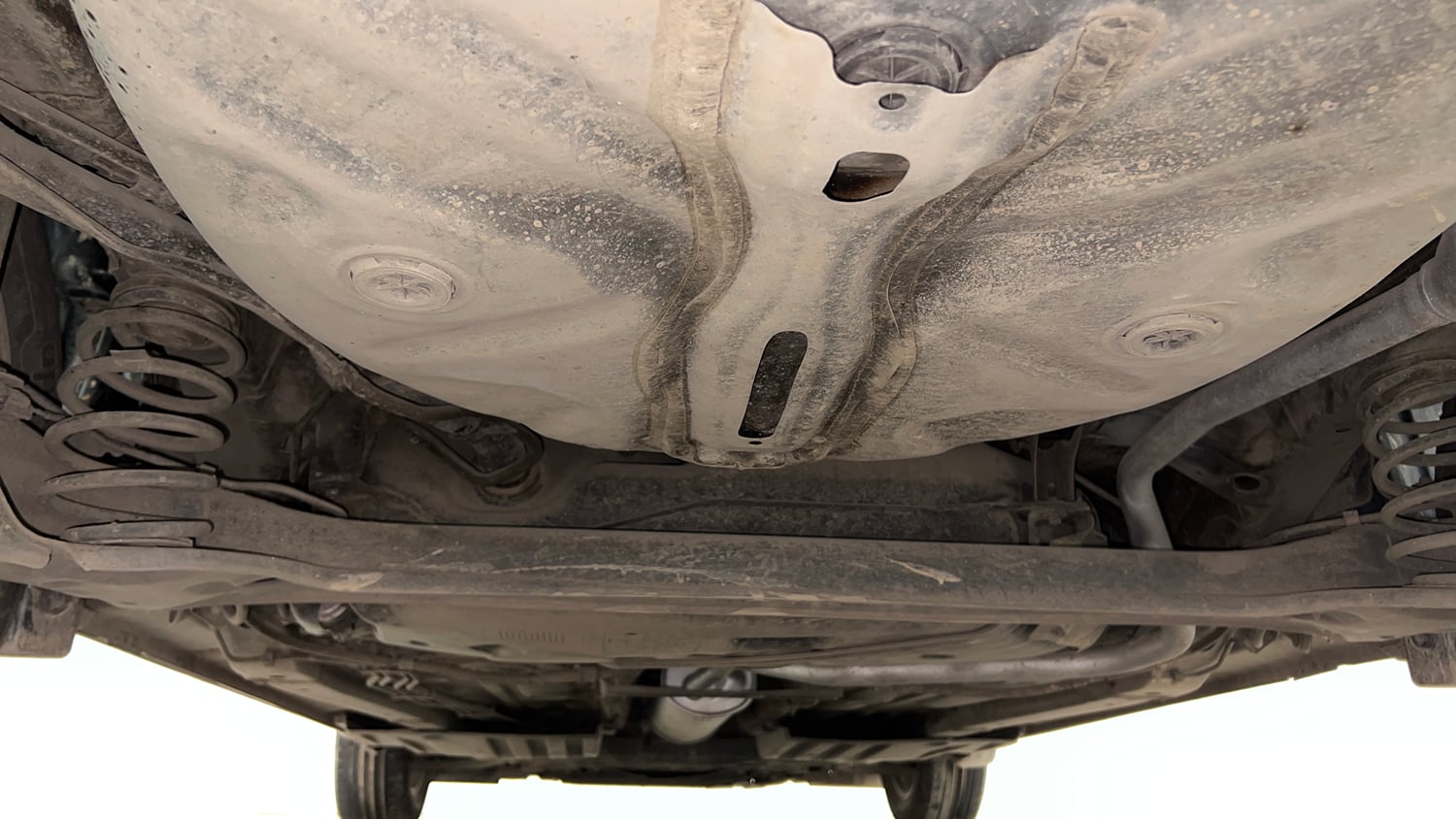Used 2022 Maruti Suzuki Dzire ZXi Plus AGS Petrol Automatic extra REAR UNDERBODY VIEW (TAKEN FROM REAR)