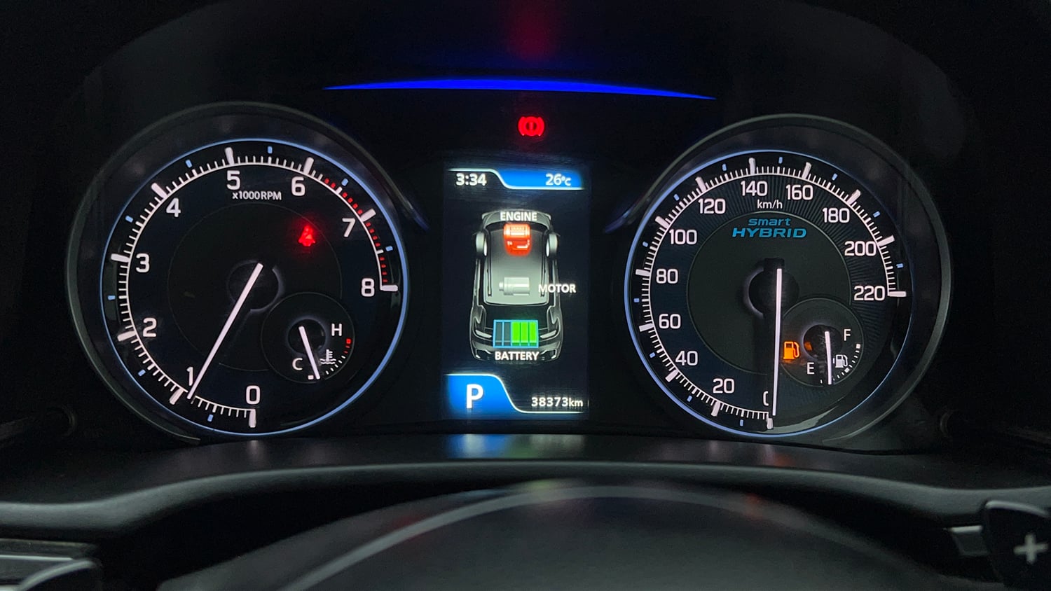 Used 2023 Maruti Suzuki XL6 Zeta AT Petrol Petrol Automatic interior CLUSTERMETER VIEW