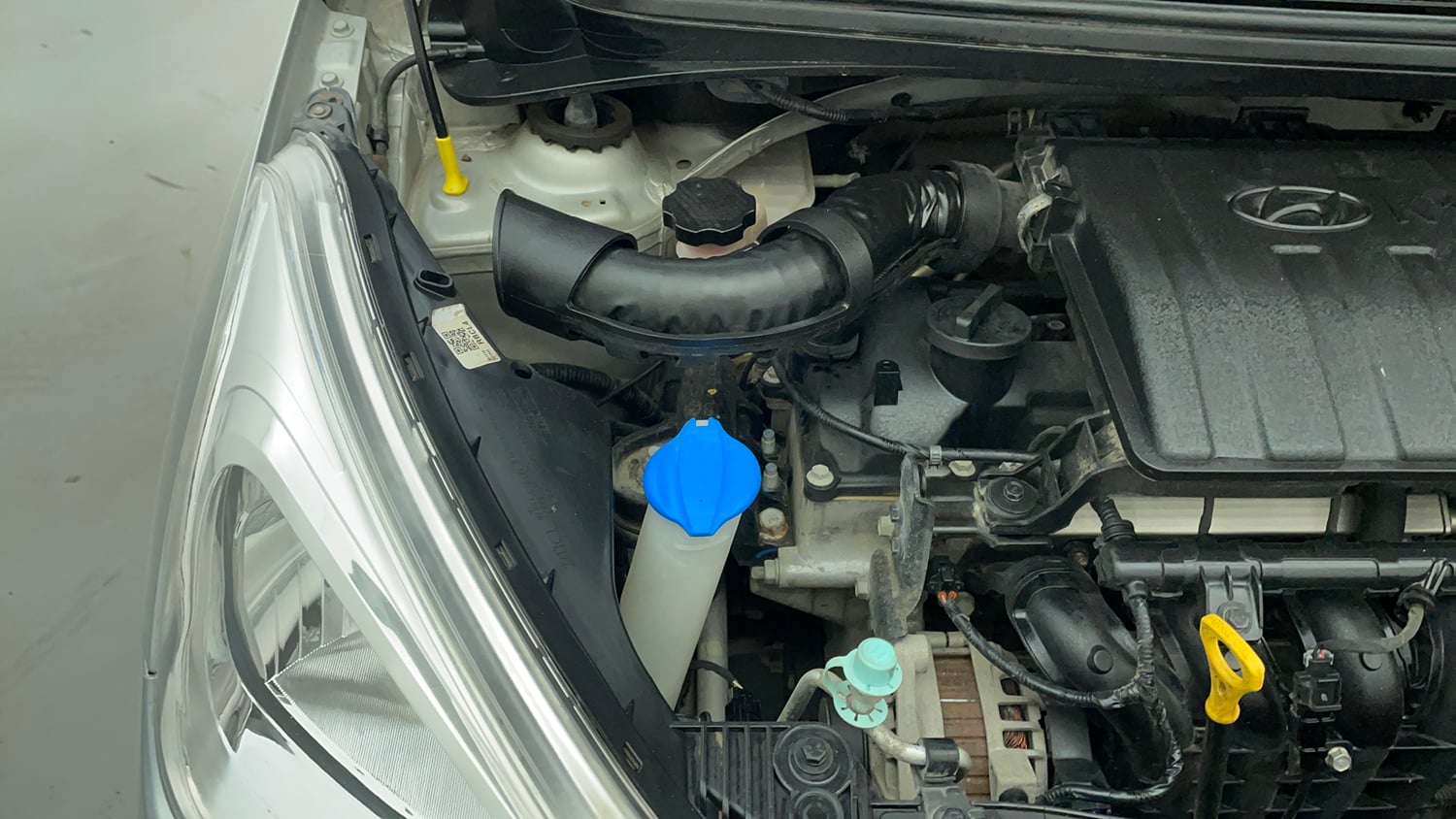Used 2019 Hyundai Grand i10 Sportz AT 1.2 Kappa VTVT Petrol Automatic engine ENGINE RIGHT SIDE VIEW
