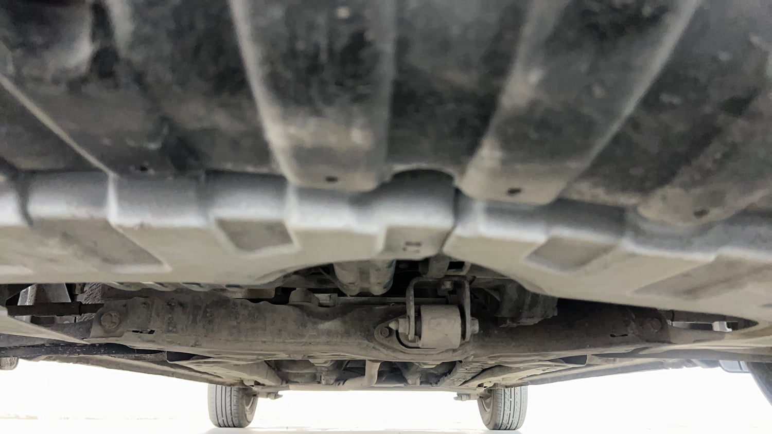Used 2012 Hyundai i20 Sportz 1.2 Petrol Manual extra FRONT LEFT UNDERBODY VIEW
