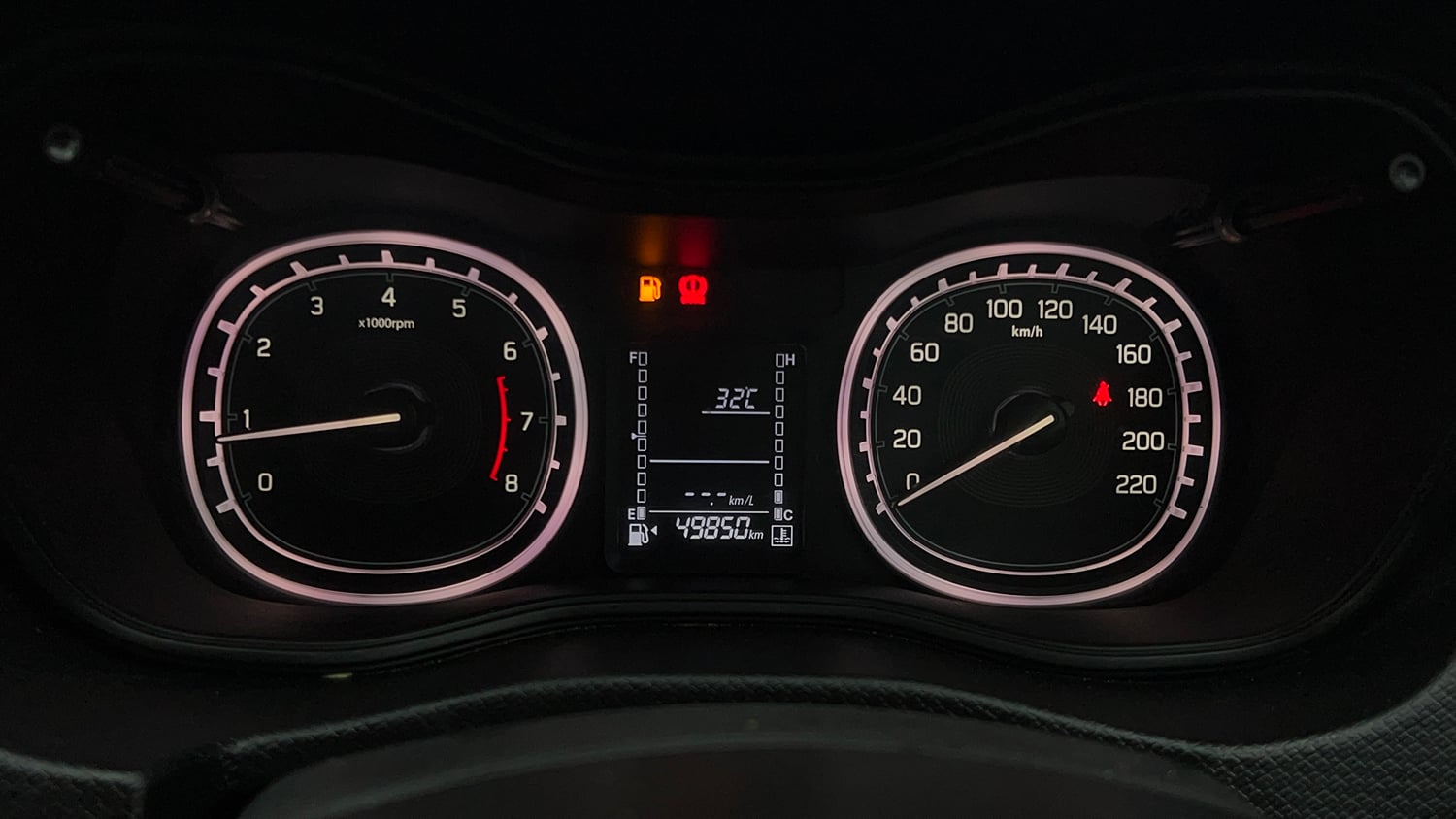 Used 2022 Toyota Urban Cruiser Premium Grade MT Petrol Manual interior CLUSTERMETER VIEW
