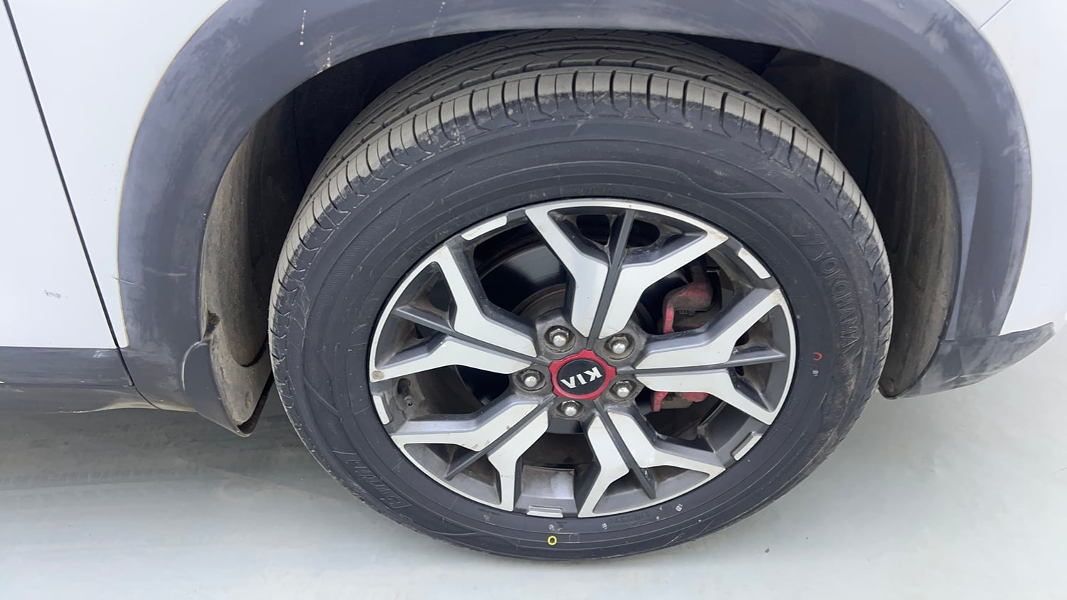 Used 2020 Kia Seltos GTX Plus 1.4 Petrol Manual tyres RIGHT FRONT TYRE RIM VIEW