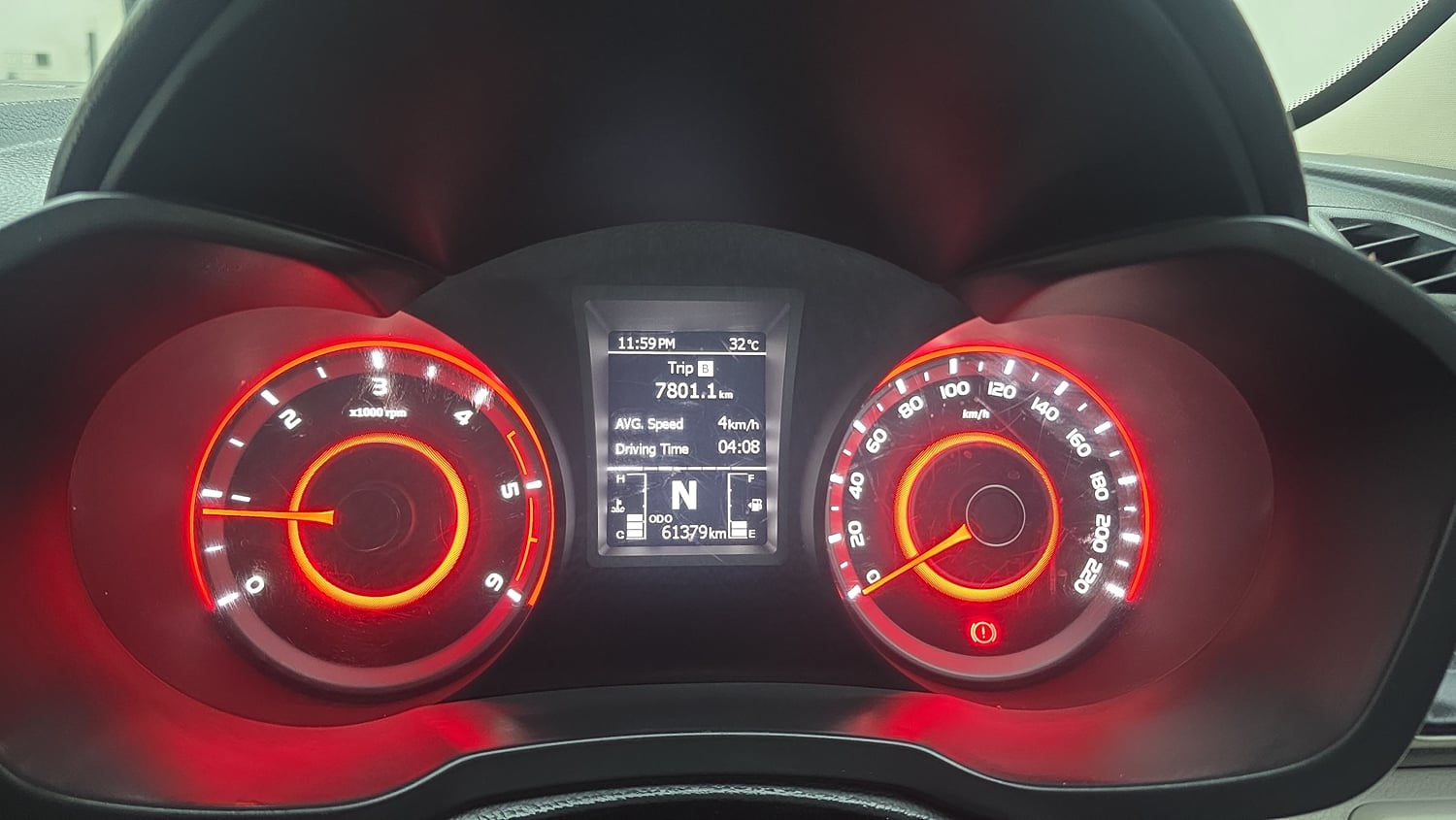 Used 2020 Mahindra XUV 300 W8 (O) 1.5 Diesel Diesel Manual interior CLUSTERMETER VIEW