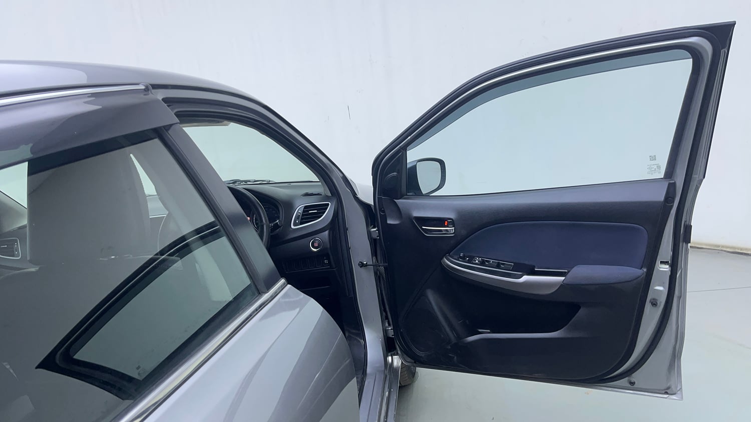 Used 2021 Maruti Suzuki Baleno Zeta Petrol Manual interior RIGHT FRONT DOOR OPEN VIEW