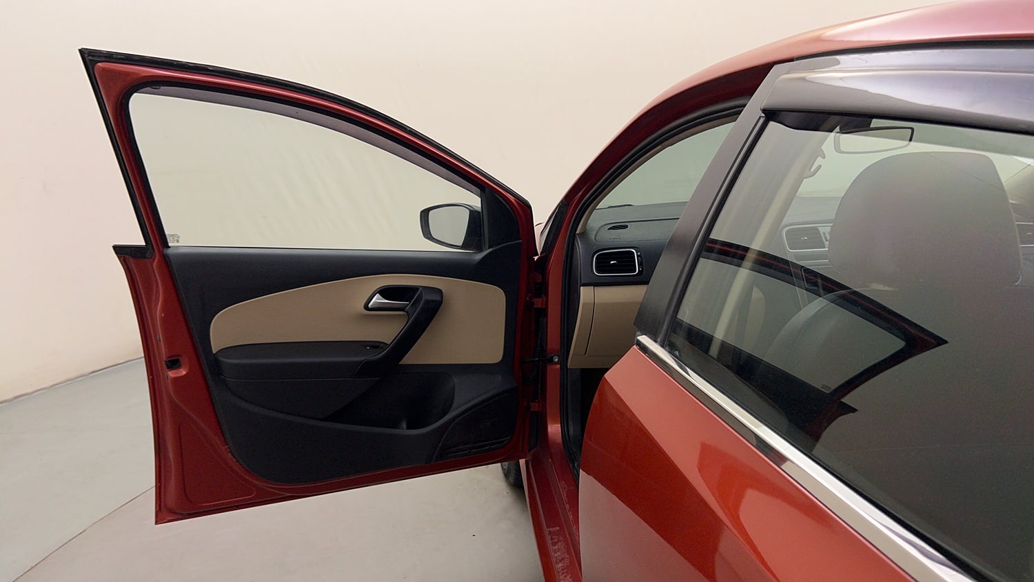 Used 2016 Volkswagen Polo Highline1.2L (P) Petrol Manual interior LEFT FRONT DOOR OPEN VIEW