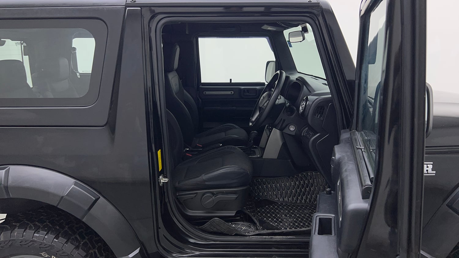 Used 2024 Mahindra Thar LX Hard Top Petrol AT RWD Petrol Automatic interior RIGHT SIDE FRONT DOOR CABIN VIEW