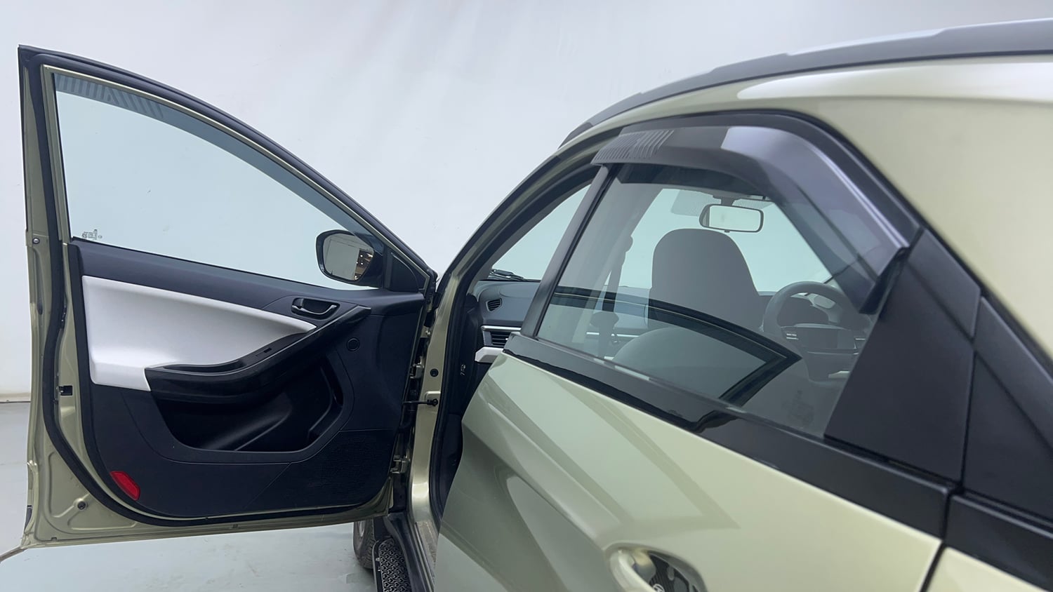 Used 2025 Tata Nexon Creative 1.2 Revotron Petrol 6MT Petrol Manual interior LEFT FRONT DOOR OPEN VIEW