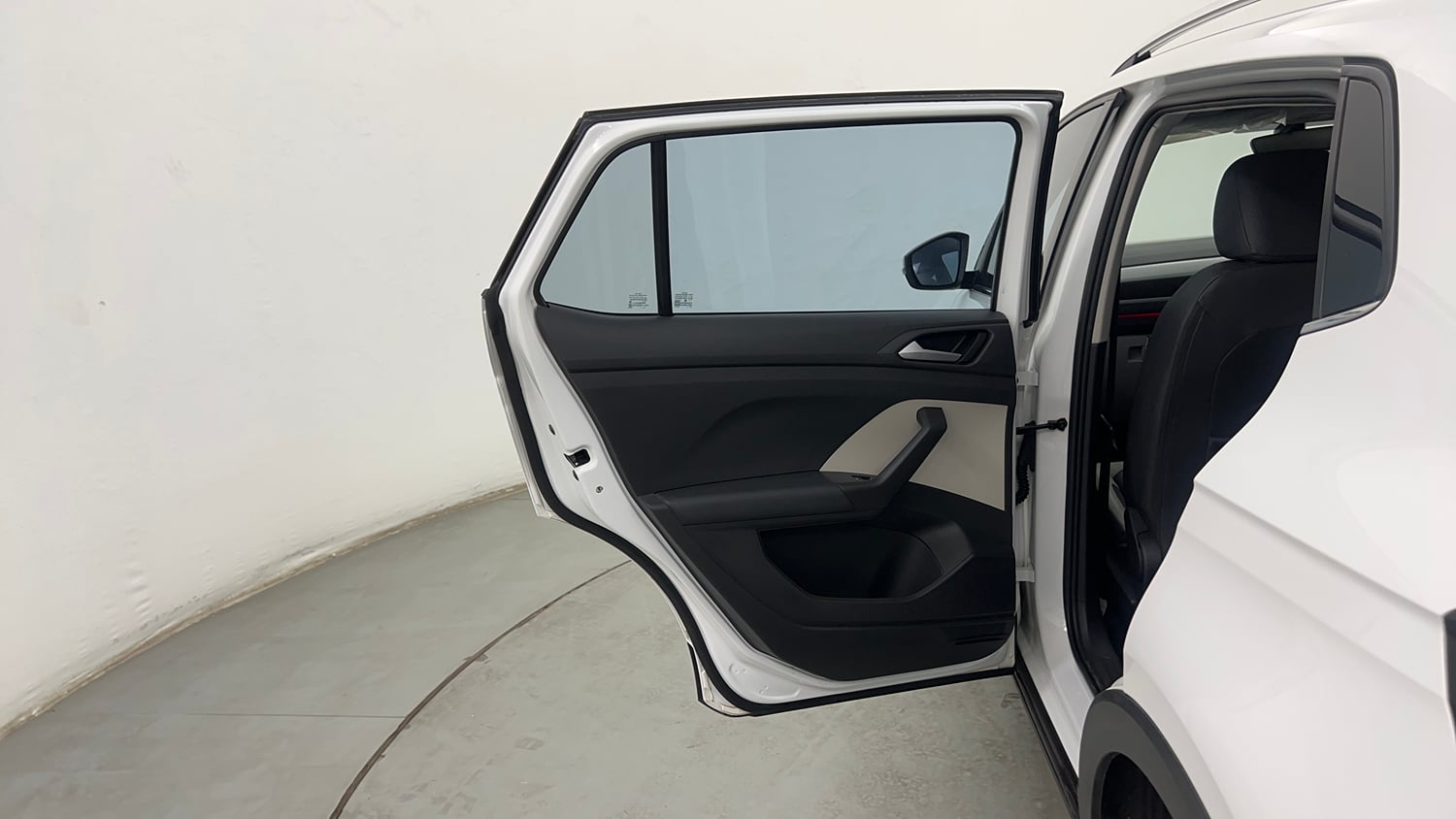 Used 2023 Volkswagen Taigun GT Plus 1.5 TSI DSG Petrol Automatic interior LEFT REAR DOOR OPEN VIEW