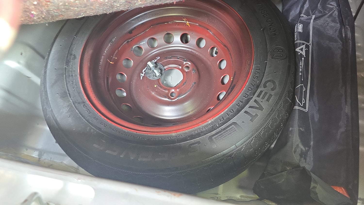 Used 2022 Renault Kwid RXL (O) 0.8 Petrol Manual tyres SPARE TYRE VIEW