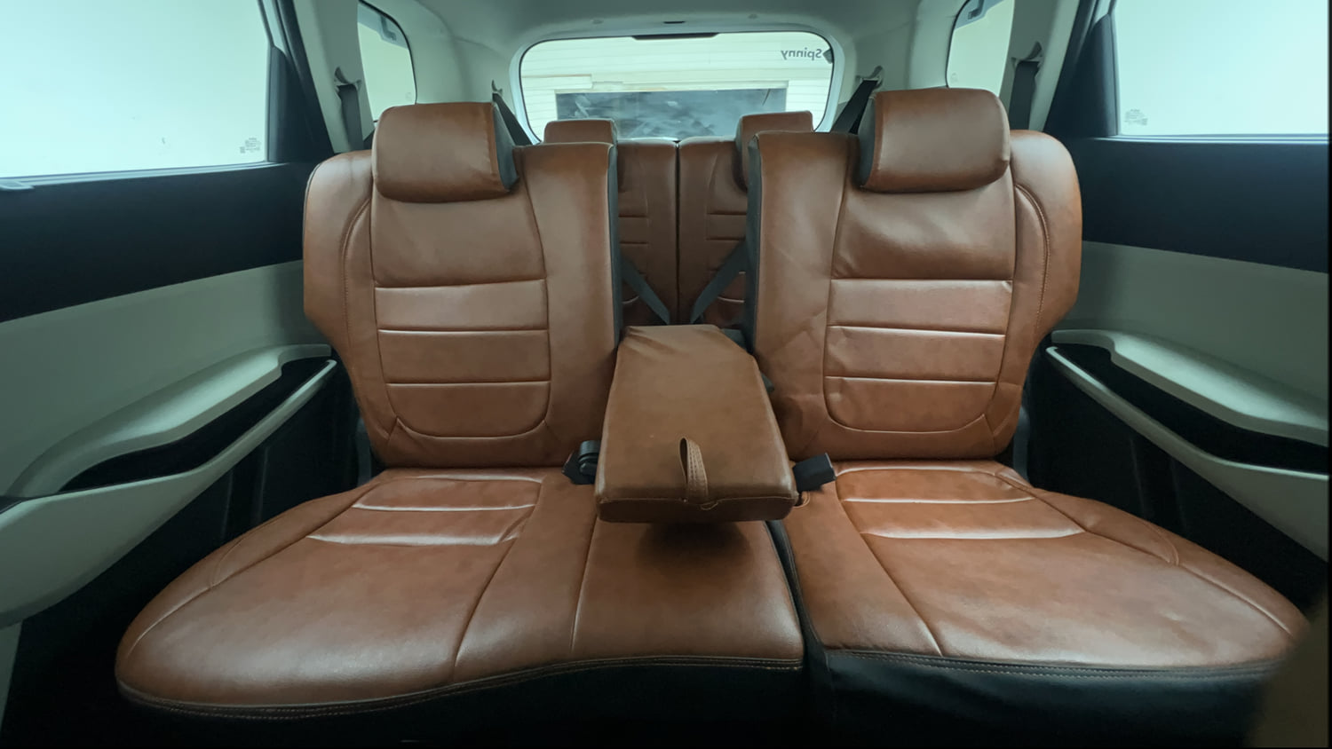 Used 2022 Kia Carens Prestige Plus 1.4 Petrol MT 7 STR Petrol Manual interior REAR SEAT CONDITION VIEW