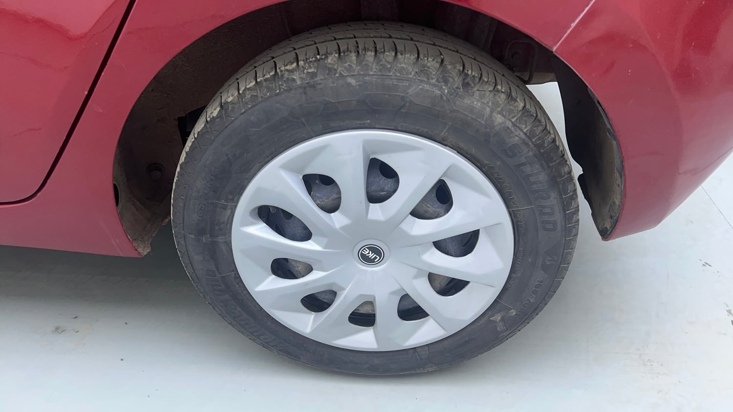 Used 2019 Hyundai Grand i10 Sportz U2 1.2 CRDi Diesel Manual tyres LEFT REAR TYRE RIM VIEW