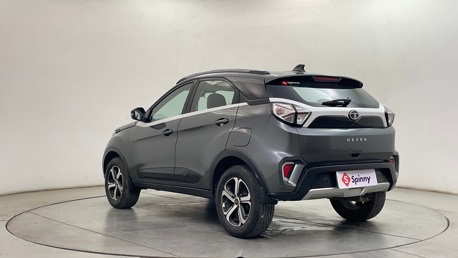 Used 2022 Tata Nexon XZA Plus (O) Petrol Automatic exterior LEFT REAR CORNER VIEW