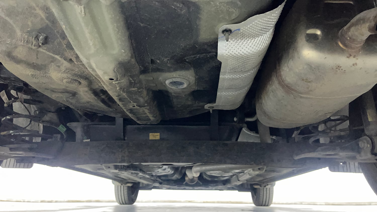 Used 2024 Hyundai Grand i10 Nios Magna 1.2 Kappa Petrol Manual extra REAR UNDERBODY VIEW (TAKEN FROM REAR)