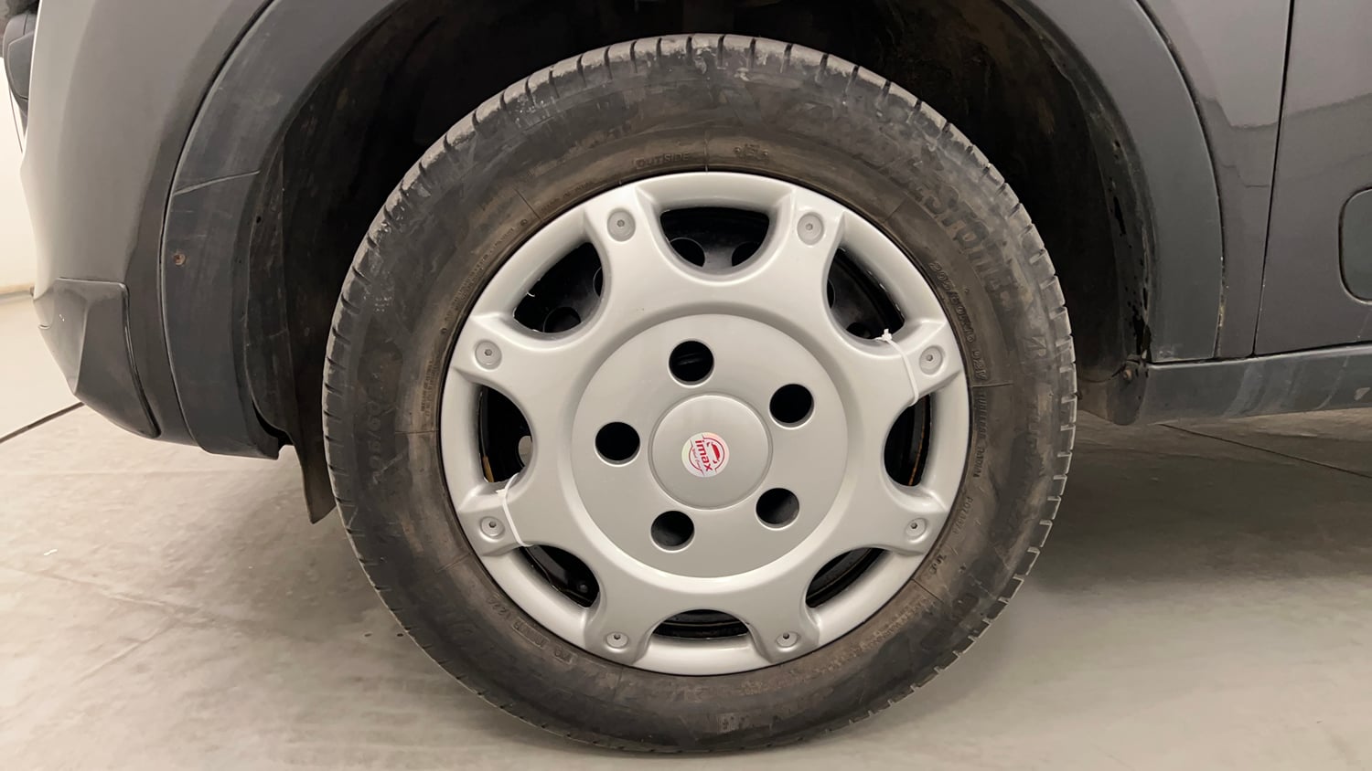 Used 2019 Tata Nexon XM Petrol Manual tyres LEFT FRONT TYRE RIM VIEW