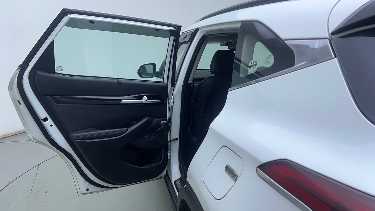 Used 2020 Kia Seltos GTX Plus 1.4 Petrol Manual interior LEFT REAR DOOR OPEN VIEW