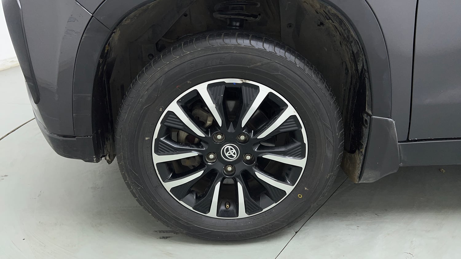 Used 2022 Toyota Urban Cruiser Premium Grade MT Petrol Manual tyres LEFT FRONT TYRE RIM VIEW