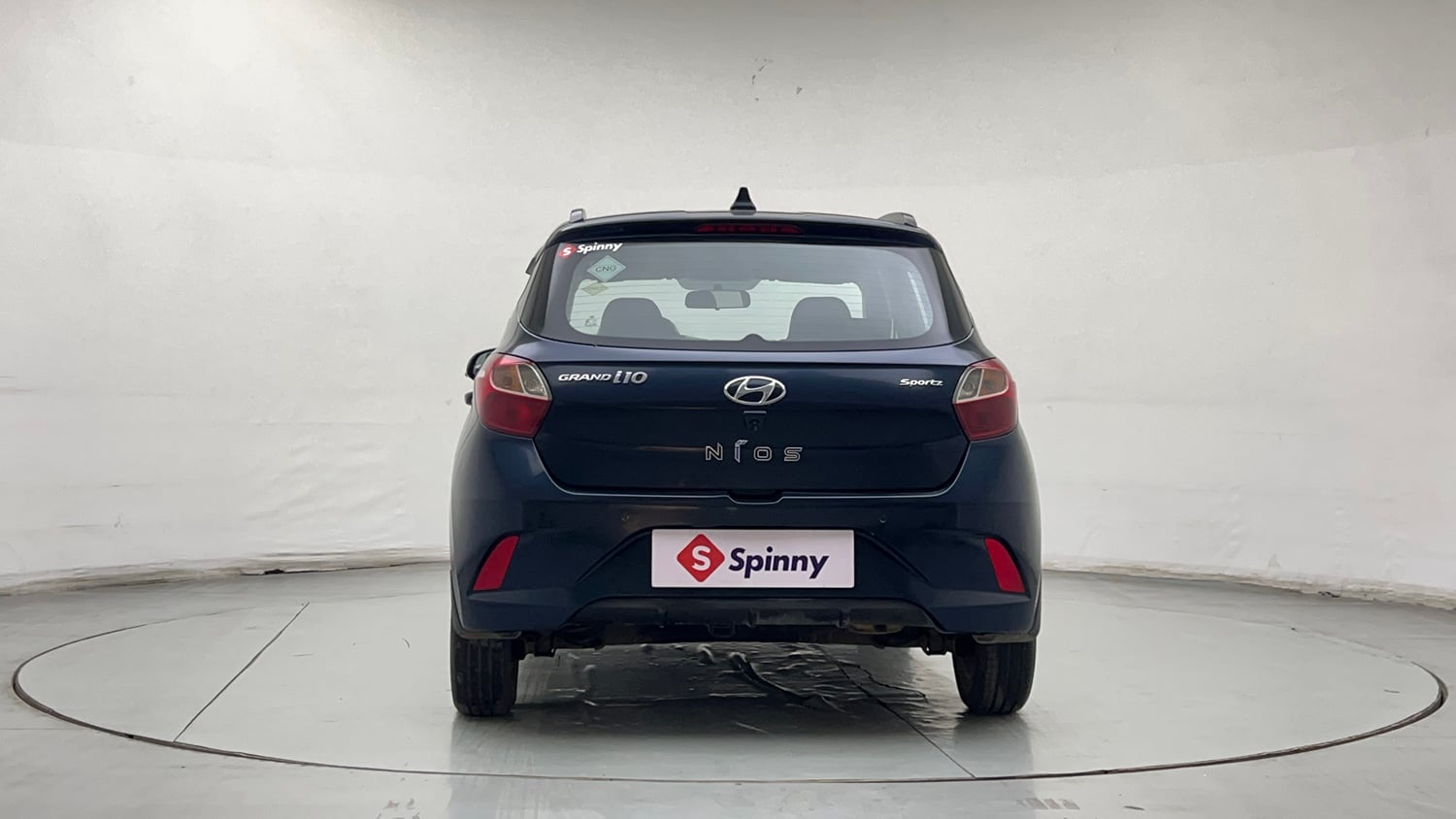 Used 2022 Hyundai Grand i10 Nios Sportz 1.2 Kappa VTVT CNG Cng Manual exterior BACK VIEW