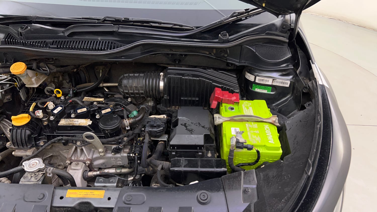 Used 2021 Tata Altroz XZ Petrol Petrol Manual engine ENGINE LEFT SIDE HINGE & APRON VIEW