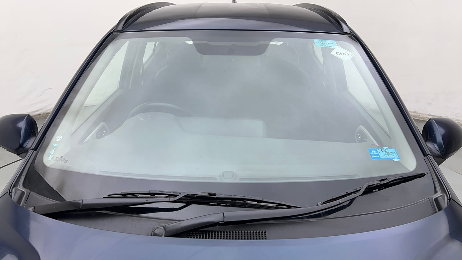 Used 2022 Hyundai Grand i10 Nios Sportz 1.2 Kappa VTVT CNG Cng Manual exterior FRONT WINDSHIELD VIEW