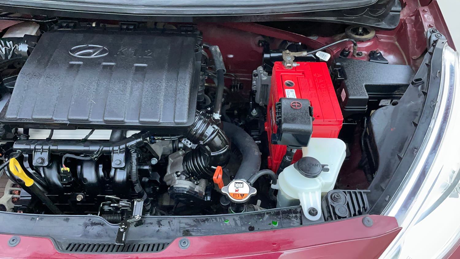Used 2016 Hyundai Grand i10 Asta AT 1.2 Kappa VTVT Petrol Automatic engine ENGINE LEFT SIDE VIEW