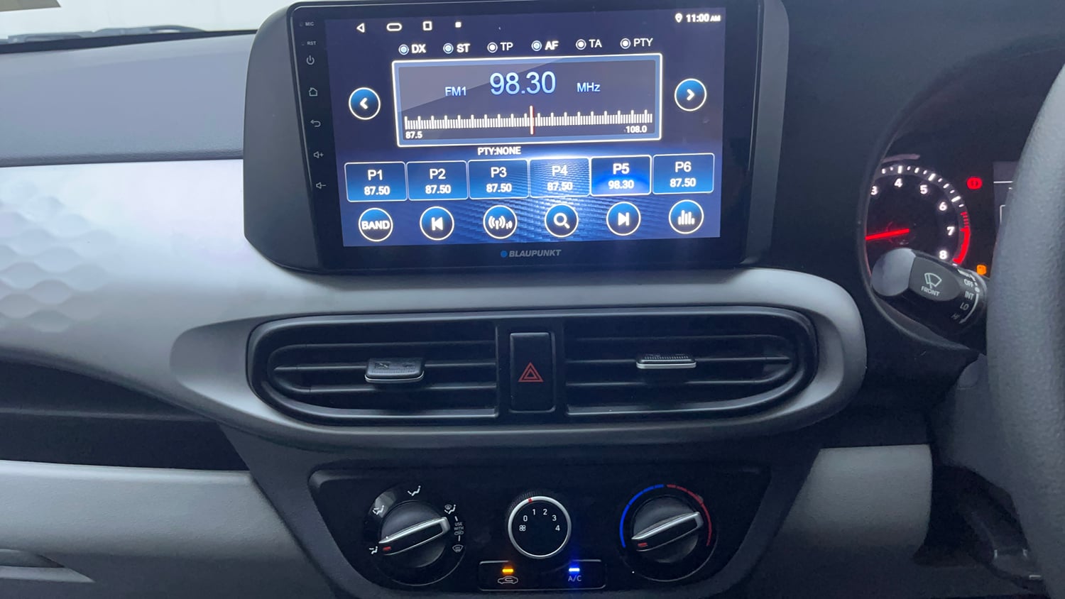 Used 2024 Hyundai Grand i10 Nios Magna 1.2 Kappa Petrol Manual interior MUSIC SYSTEM & AC CONTROL VIEW
