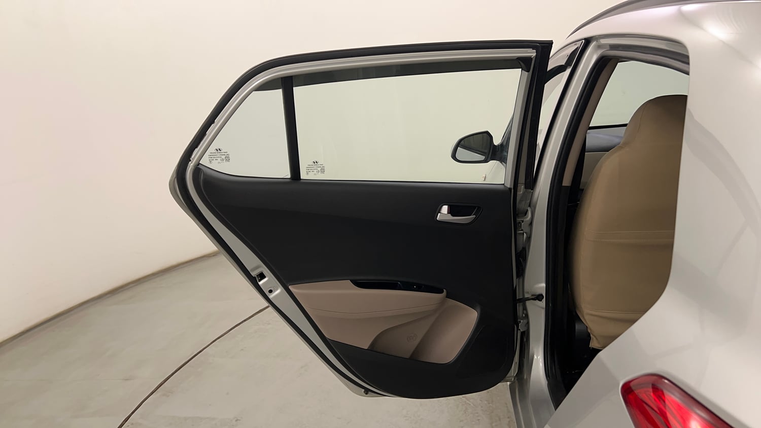 Used 2017 Hyundai Grand i10 Sportz 1.2 Kappa VTVT Petrol Manual interior LEFT REAR DOOR OPEN VIEW