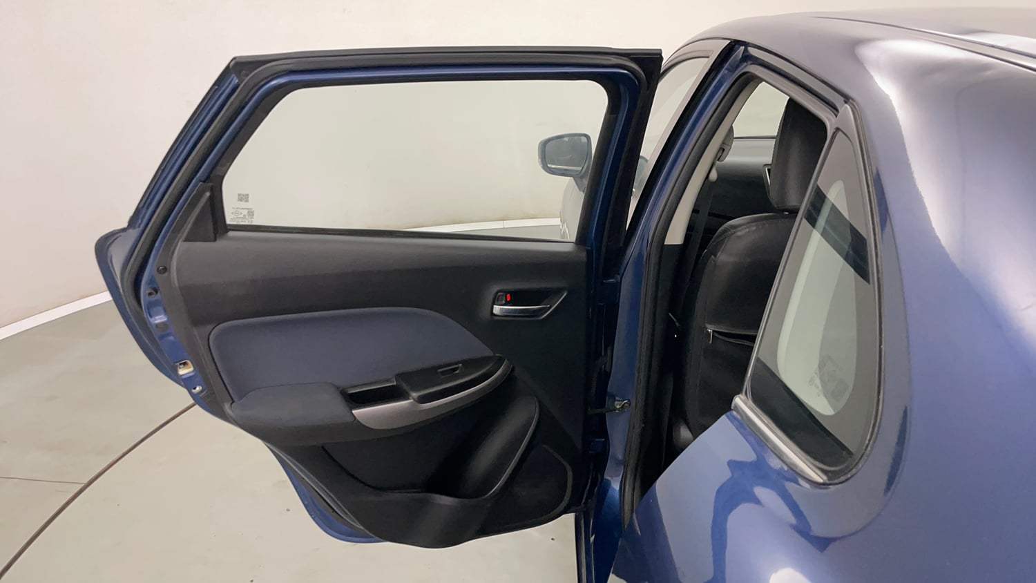 Used 2021 Maruti Suzuki Baleno Zeta Petrol Manual interior LEFT REAR DOOR OPEN VIEW