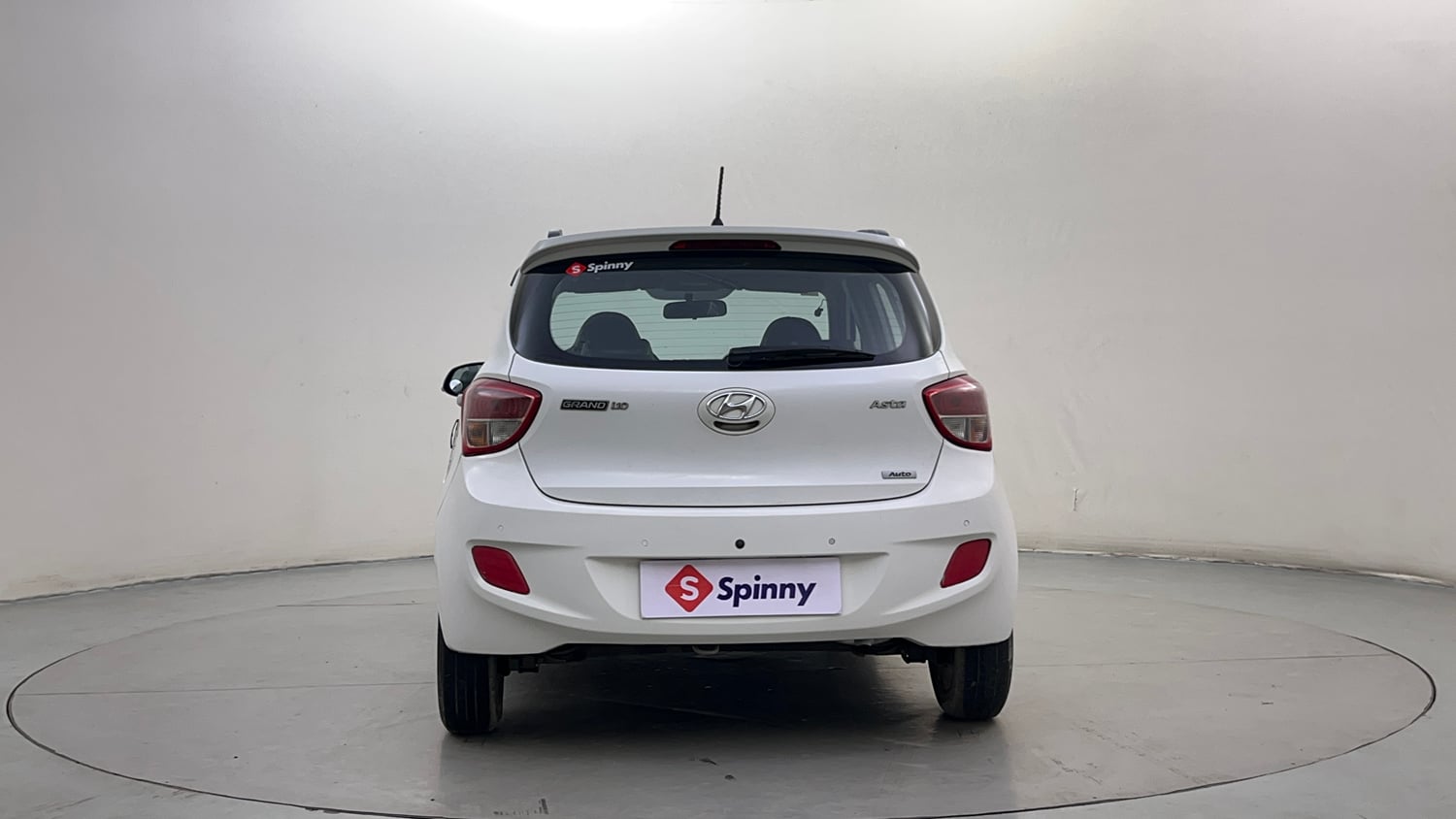 Used 2013 Hyundai Grand i10 Asta AT 1.2 Kappa VTVT Petrol Automatic exterior BACK VIEW