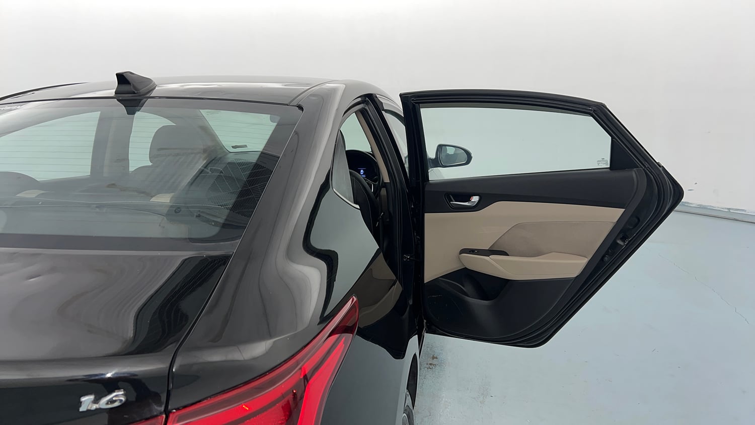 Used 2019 Hyundai Verna SX Plus 1.6 VTVT AT Petrol Automatic interior RIGHT REAR DOOR OPEN VIEW