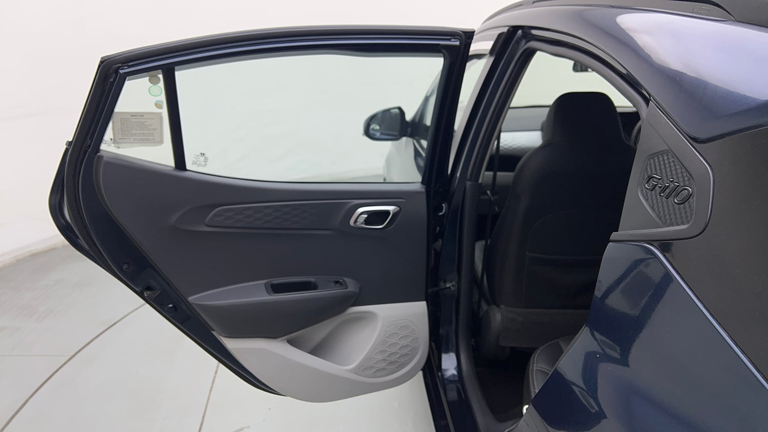 Used 2022 Hyundai Grand i10 Nios Sportz 1.2 Kappa VTVT CNG Cng Manual interior LEFT REAR DOOR OPEN VIEW