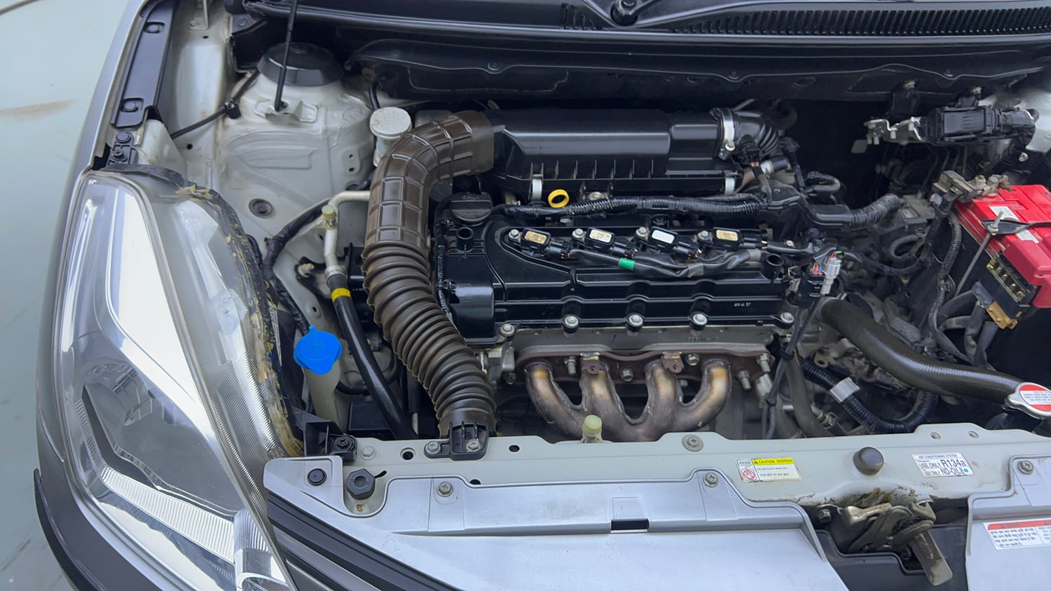 Used 2017 Maruti Suzuki Baleno Zeta 1.2 AT Petrol Automatic engine ENGINE RIGHT SIDE VIEW