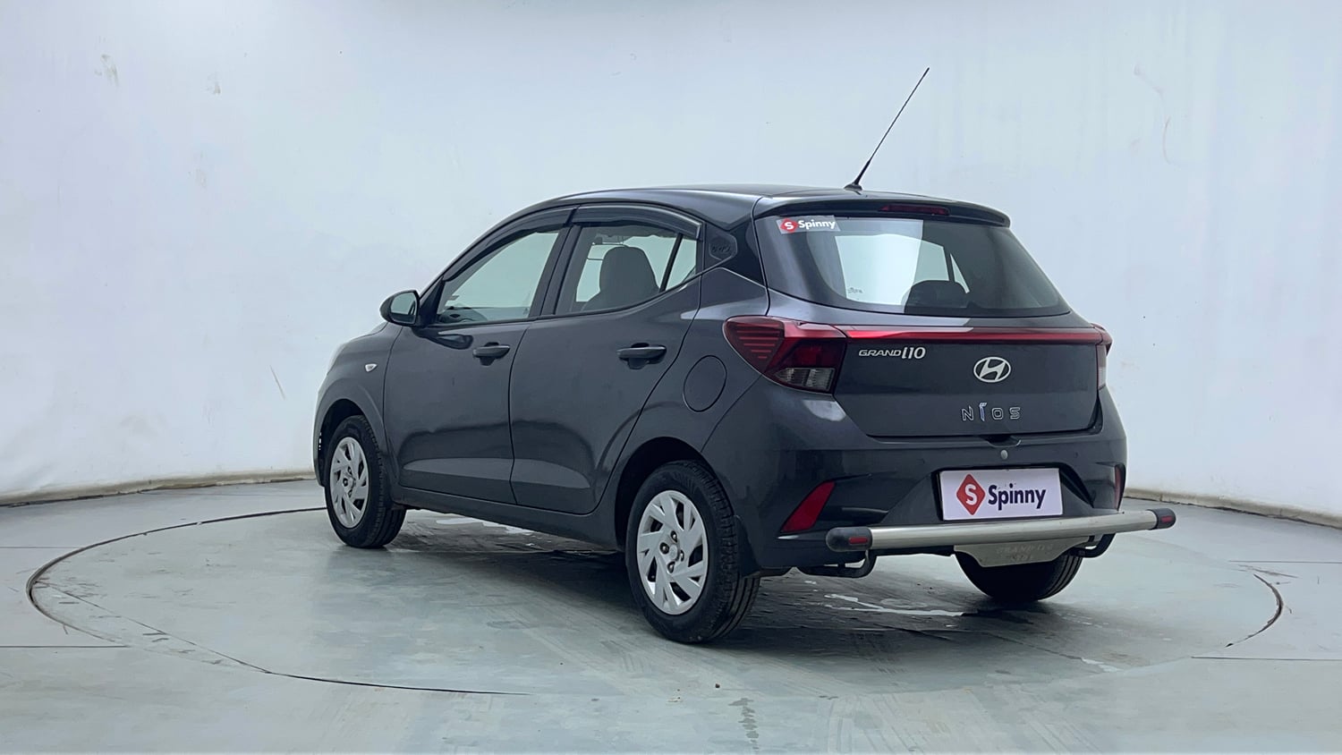 Used 2024 Hyundai Grand i10 Nios Magna 1.2 Kappa Petrol Manual exterior LEFT REAR CORNER VIEW