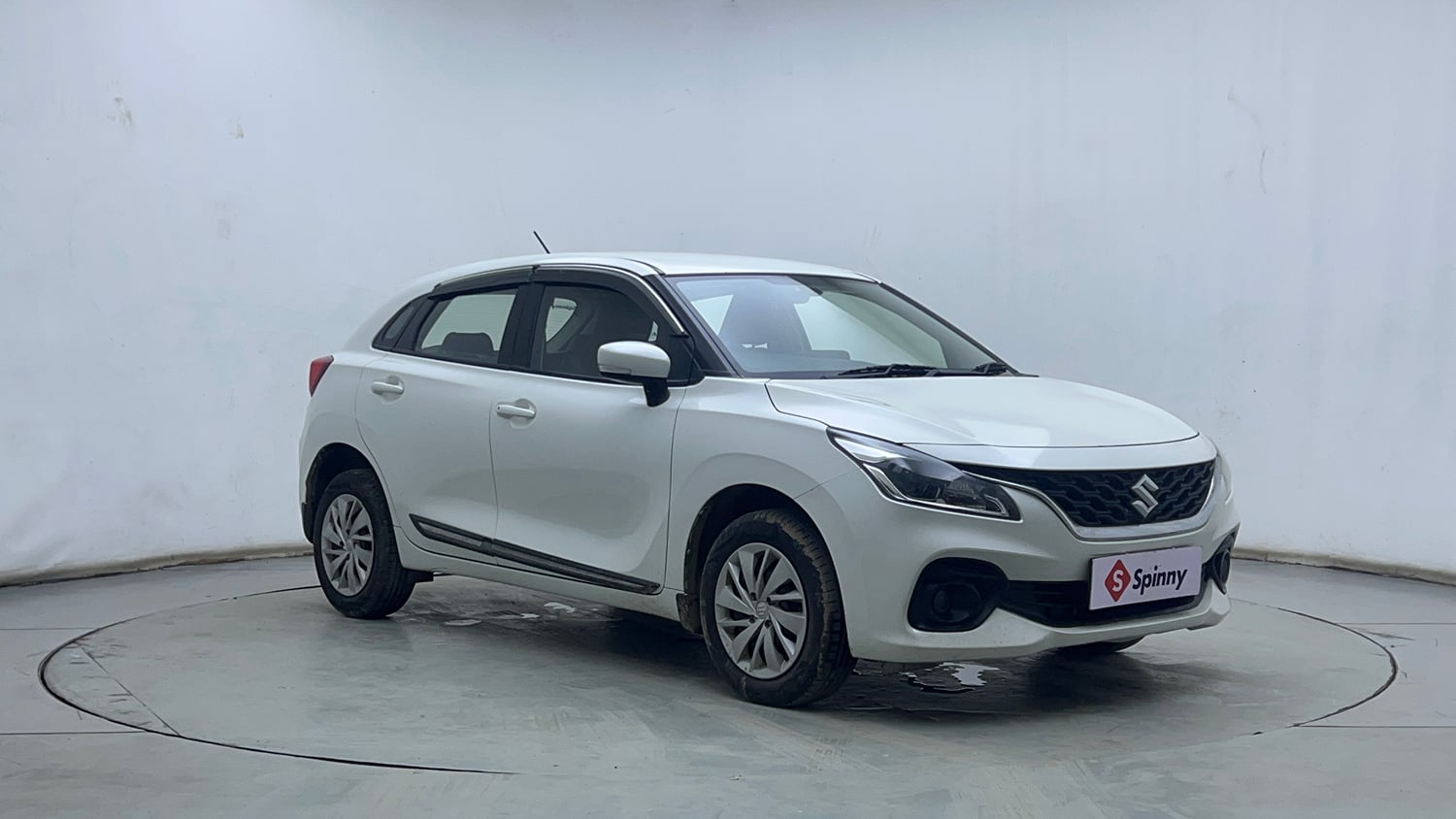 Used 2022 Maruti Suzuki Baleno Delta Petrol Manual exterior RIGHT FRONT CORNER VIEW